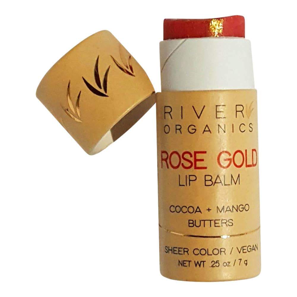 Vegan Lip Balm in "Rose Gold" - River Organics -Freehand Market