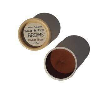 Vegan Tinted Eyebrow Wax in "Medium Brown" - River Organics -Freehand Market