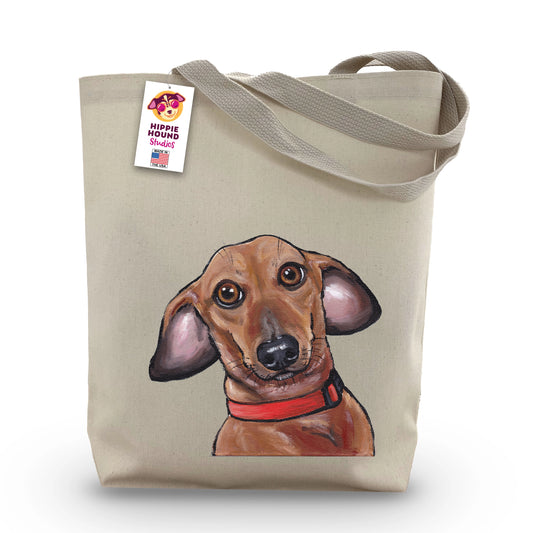 Dachshund “Wienie Dog” Tote Bag Made in NC