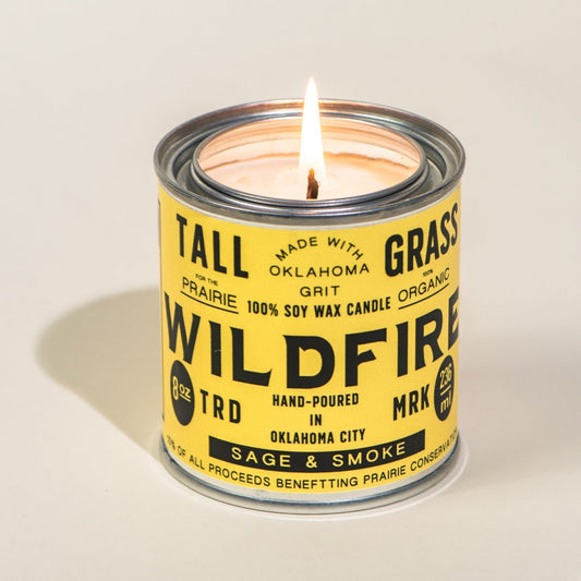 Wildfire Candle - Tallgrass Supply Co. -Freehand Market